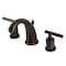 Kingston Brass Widespread Bathroom Faucet with Pop-Up Drain, Oil Rubbed Bronze KB8985CML - alternate 1