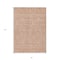 Homeroots 5' X 8' Copper And Beige Floral Washable Indoor Outdoor Area Rug 582339 - alternate 9