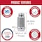 Coyote Wheel Accessories LUG NUTS, Steel, 1.90 in, 12x1.25 701144B - alternate 5