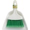Libman 7'' Poly Whisk Broom with Dust Pan Green Bristles 1031 - alternate 2