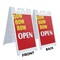 Signmission Now Open, A-Frame & 2 Decals Installed, Heavy-Duty Plastic Frame SBHD-D-2436-Now Open - alternate 4