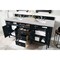 James Martin Vanities 72" D Vanity, Black Onyx w/Victorian Silver Top w/FreePower Wireless Charger 650-V72-BKO-FVSL - alternate 8