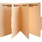 Business Source Partition Classification Folder, Letter Size, 2" Fastener Capacity, Manila, PK25 BSN95007 - alternate 1
