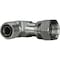 Gates Male Flat-Face O-Ring to Female Flat-Face Swivel - 90 SAE to SAE G60724-1010 - alternate 4