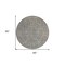 Homeroots 8' Gray And Silver Round Southwestern Washable Indoor Outdoor Area Rug 587052 - alternate 8