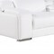 Homeroots White Italian leather 3 power reclining seats L shaped Seven Piece Corner Sectional With Console 544995 - alternate 12