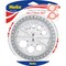 Helix Angle & Circle Maker with Integrated Circle Templates, 360 Degree, 6 Inch/15cm, Assorted Colors, 5PK 36002 - alternate 8