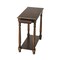 Homeroots 24" Wood Brown End Table With Shelf 488964 - alternate 1