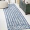 Jonathan Y Tokay Bohemian Geometric Blue/Ivory 2 ft. x 8 ft. Indoor/Outdoor Runner Rug SMB132C-28 - alternate 1
