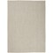 Homeroots 5' X 7' Ivory Geometric Power Loom Area Rug 522046 - alternate 1
