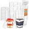 Emporio Kitchen 5oz Plastic Dessert Cups with Lids and Spoons, BPA-Free, Clear, Reusable, 300PK EMPKDC300 - alternate 1