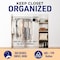 Lifemaster Heavy Duty Clothes Hanger Set, Non-Slip, 360 Deg Swivel, Space-Saving, Black, 80PK LMNOBK80 - alternate 6