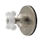 Kingston Brass Single-Handle Six-Way Diverter Valve with Round Trim Kit, Brushed Nickel KS4038PX - alternate 1
