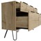Homeroots 47" Brown and Black Four Drawer Double Dresser 478260 - alternate 6