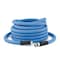 Ag-Lite 1 in ID x 50 ft L Water Hose Assembly, Rubber Tube, Blue, Rubber Fitting ALONE50 - alternate 1