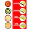 Brentwood Industries Mandollin Slicer with 5 Cup Container and 4 Interchangeable Stainless Steel Blades Green KA-5040G - alternate 6
