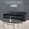 Leisuremod Chester Modern Leather Sofa with Birch Wood Base, Black CS83BL-L - alternate 8
