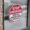 Signmission Stop Smoking This Is a Smoke Free F, 4 inch X 4 inch, Vinyl Decal, 2PK OC-D-2PACK-4-88 - alternate 3