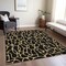 Homeroots 3' X 5' Black And Gold Geometric Washable Indoor Outdoor Area Rug 599178 - alternate 8
