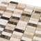 Apollo Tile 12x12 Emperador Dark, Beige Travertine Marble Polished Floor and Wall Mosaic Tile 5 sqft/case, 5PK APL013288MPA - alternate 8