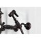 Kingston Brass Two-Handle Wall Mount Bridge Kitchen Faucet with Brass Sprayer, Oil Rubbed Bronze KS2445AXBS - alternate 3