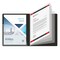 C-Line Products 8-1/2" x 11" Black 12-Pocket Bound Sheet Protector Presentation Book, 12EA/DS 33120-DS - alternate 6