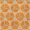Homeroots 9' X 12' Orange And Blue Geometric Washable Indoor Outdoor Area Rug 613516 - alternate 9
