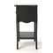 Homeroots 28" Black One Drawer Nightstand 388903 - alternate 4