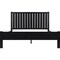 Homeroots Black Solid Wood King Bed Frame 523621 - alternate 6