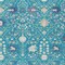 Homeroots 3' X 5' Teal Blue Purple And Ivory Oriental Washable Indoor Outdoor Area Rug 598076 - alternate 9