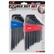 Performance Tool 22-Piece SAE and Metric Ball End Hex Key Set W80280 - alternate 4
