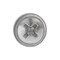 Auveco Phillips Oval Head Sems Flush Washer Tapping Screw #8 x 1in - Chrome, 50PK 23867 - alternate 2