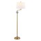 Jonathan Y Aveiro 61.5" Classic Midcentury Iron LED Floor Lamp, Brass Gold JYL3094A - alternate 9