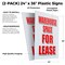 Signmission Warehouse Space For Lease, Plastic Signs Only 24 Inch x 36 Inch, Corrugated Plastic, 2PK CSB-2436-2PACK-Warehouse Space For Lease - alternate 2
