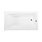 Kingston Brass 54" Acrylic Rectangular 3-Wall Alcove Tub Combo w/ Armrests in Glossy White/Brushed Brass CVTAP543023R7 - alternate 3