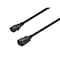 Monoprice SJT Extension Cord, 14 AWG, Indoor, 14/3, 1 Outlets, IEC 60320 C13, Black, IEC 60320 C14, 3 ft 24192 - alternate 1