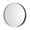Homeroots 24" Gold Metal Round Accent Mirror 607279 - alternate 4