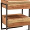 Homeroots 28" Brown Solid Wood Square Two Drawer Nightstand 635866 - alternate 4