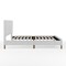 Martha Stewart Britta Queen Upholstered Platform Bed w/Rounded Headboard, Piped Detailing/Cushioned Siderails, Gry TW-3WDB01B-Q-GY-MS - alternate 8
