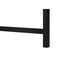 Homeroots 58" White and Black Faux Marble Wood And Metal Corner Computer Desk 489871 - alternate 7