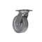 Vestil Cast Iron/Steel Swivel Caster 6 In. Diameter x 2 In. Width 1543 Lb. Capacity Silver CST-VE-6X2CI-S - alternate 5