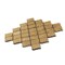 Apollo Tile Artisana 12x12 in. Gold Textured, Foiled Resin Arabesque Lantern Mosaic Wall Tile (5 sq ft/case) 5PK APLBRJ886A - alternate 4