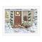 Homeroots Decorated Holiday Porch White Framed Wall Art 572092 - alternate 5