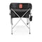 Picnic Time Family Of Brands NCAA Syracuse Orange PT-XL Heavy Duty Camping Chair - XL Beach Chair - 400 lb Capacity, Black 793-00-175-544-0 - alternate 1