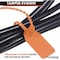 Kable Kontrol Identification & Tamper Proof Cable Zip Ties, 9 in L, Orange, HDPE (High-density polyethylene) CTPT-9-50-OR - alternate 6