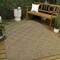 Jonathan Y Mason Smart Jute Geometric Boho Checker Weave Natural 5 ft. x 8 ft. Indoor/Outdoor Area Rug FXV201A-5 - alternate 7