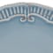 Modern Southern Home Capri 6 Piece 11 Inch Stoneware Embossed Dinner Plate Set in Blue 750120468M - alternate 5