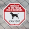 Signmission I Make It to The Fence In 2.8 Secon, 10 inch X 10 inch, Aluminum Metal Signs, 2PK OC-A-2PACK-10-61 - alternate 6
