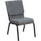 Flash Furniture Fabric Church Chair, Gray XU-CH-60096-BEIJING-GY-GG - alternate 1