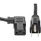Eaton Tripp Lite Series Computer Power Cord, NEMA 5-15P to Right-Angle C13 - 10A, 125V, 18 AWG, 6 ft. P006-006-13RA - alternate 1